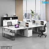  BÀN LÀM VIỆC KẾT HỢP TỦ, VÁCH NGĂN HIỆN ĐẠI TIDO-ZYCG-29 