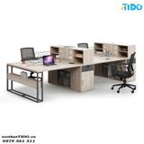  BÀN LÀM VIỆC KẾT HỢP TỦ, VÁCH NGĂN HIỆN ĐẠI TIDO-ZYCG-29 