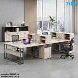  BÀN LÀM VIỆC KẾT HỢP TỦ, VÁCH NGĂN HIỆN ĐẠI TIDO-ZYCG-29 