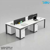  BỘ BÀN LÀM VIỆC CÓ VÁCH NGĂN DÀNG CHO 4 NGƯỜI TIDO-ZYCG-3 