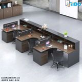  BÀN VĂN PHÒNG LÀM VIỆC CÓ VÁCH NGĂN GIẢ RẺ TIDO-ZYCG-35 