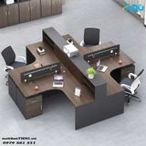  BÀN VĂN PHÒNG LÀM VIỆC CÓ VÁCH NGĂN GIẢ RẺ TIDO-ZYCG-35 