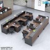  BÀN VĂN PHÒNG LÀM VIỆC CÓ VÁCH NGĂN GIẢ RẺ TIDO-ZYCG-35 