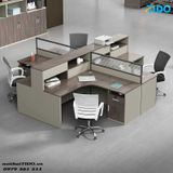  BÀN VĂN PHÒNG GỖ CÓ VÁCH NGĂN THIẾT KẾ HIỆN ĐẠI TIDO-ZYCG-37 