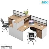 BÀN NHÂN VIÊN CÓ TỦ, PHÂN VÙNG HIỆN ĐẠI TIDO-ZYCG-39 