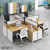  BÀN VĂN PHÒNG CÓ VÁCH NGĂN 4 CHỖ TIDO-ZYCG-5 
