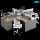  BÀN VĂN PHÒNG CÓ VÁCH NGĂN 4 CHỖ TIDO-ZYCG-5 