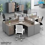  BÀN VĂN PHÒNG CÓ VÁCH NGĂN 4 CHỖ TIDO-ZYCG-5 