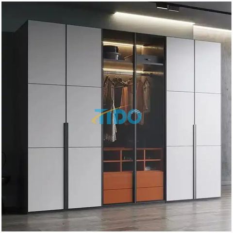  Tủ Quần Áo Cánh Kính Sang Trọng TI-TQA06 