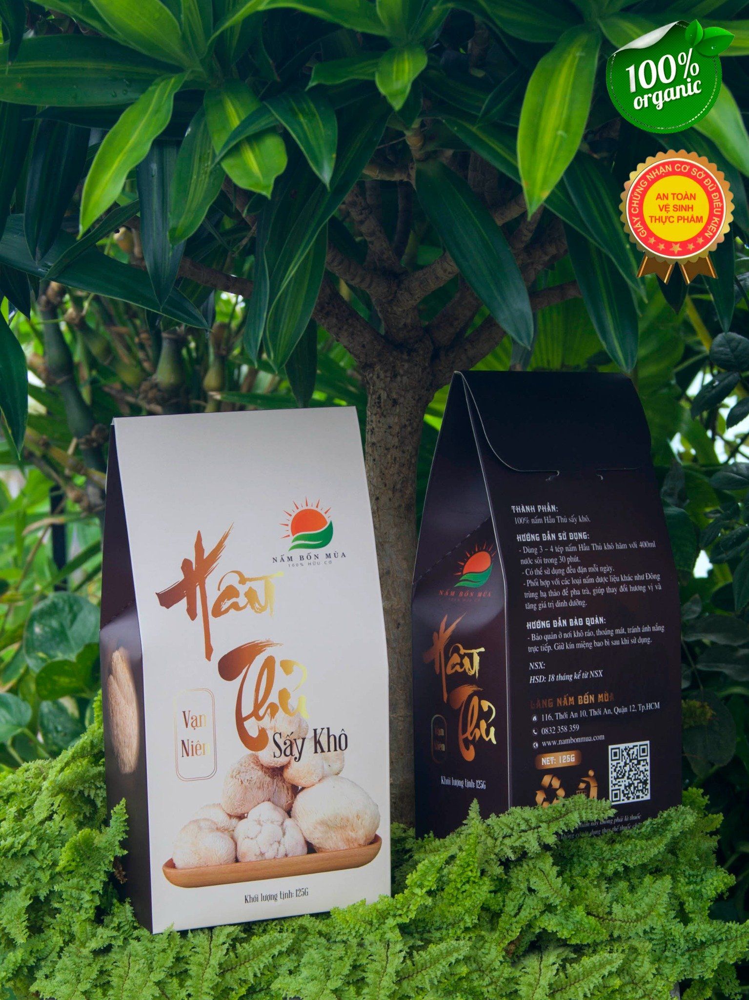 nấm Hầu Thủ khô - Vạn Niên