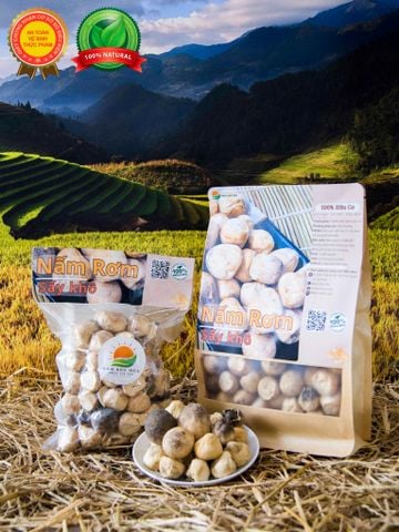 Nấm Rơm Sấy Khô - 100% Hữu Cơ