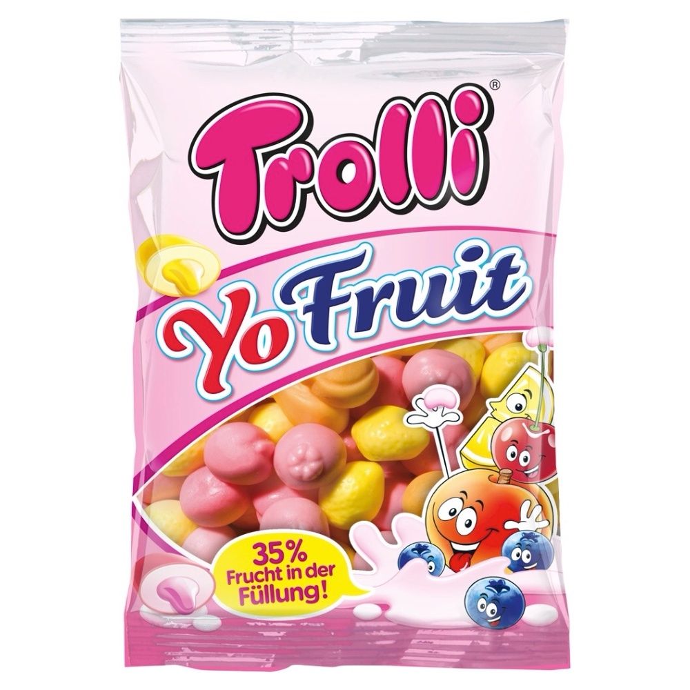  NH Kẹo dẻo vị trái cây Yo Fruit Trolli 150g 