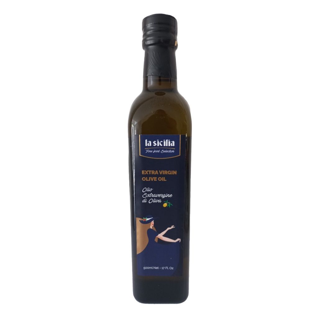  LT Dầu Ô liu Nguyên chất (Extra Virgin Olive Oil) La Sicilia - 500ml 