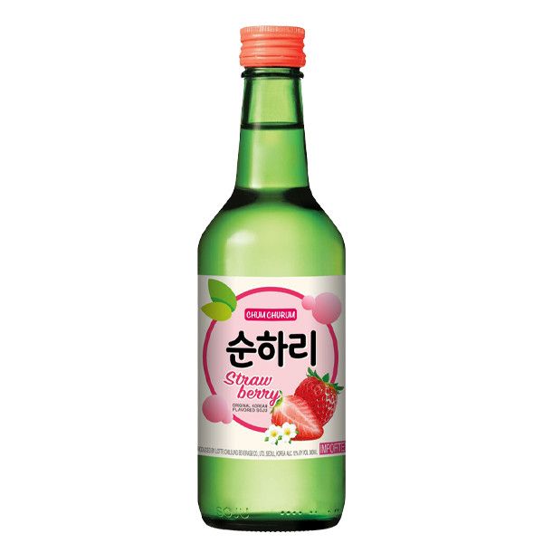  SGHK Rượu soju hương dâu Chum Churum 360ml 