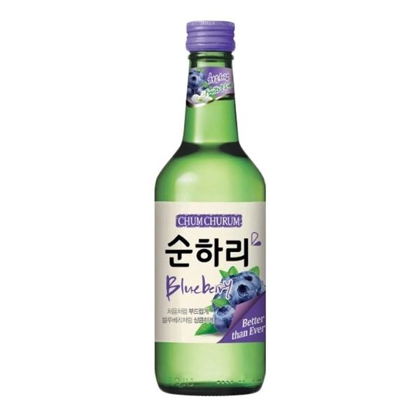  SGHK Rượu soju hương việt quất Chum Churum 360ml 