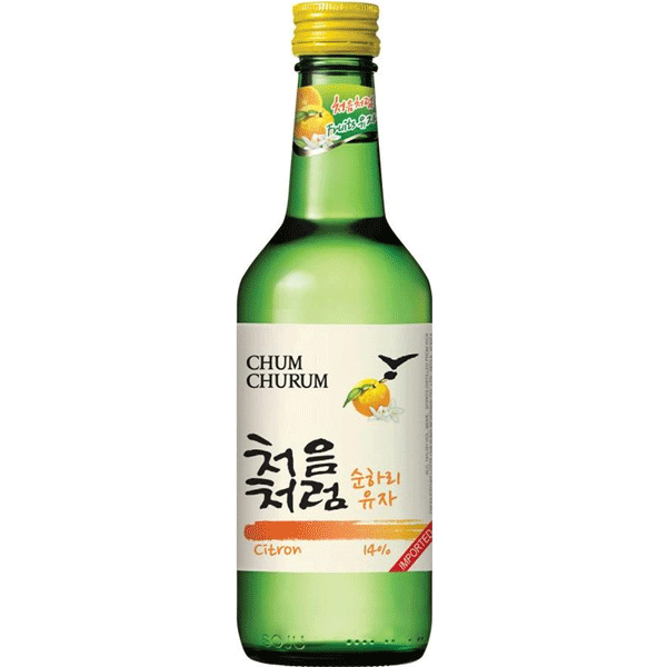  SGHK Rượu soju hương chanh Chum Churum 360ml 