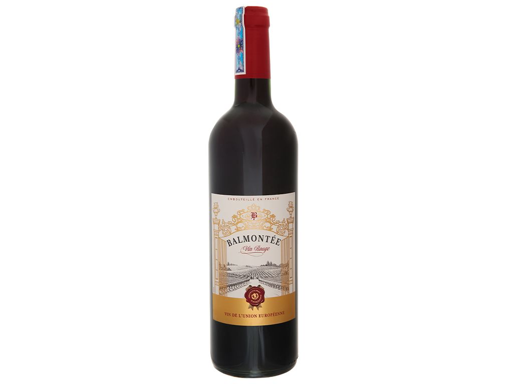  Rượu vang đỏ Balmontee Vin Rouge 12% chai 750ml 