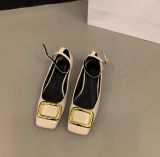  Giày GouLi P1 sz 35 kem 