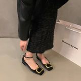  Giày GouLi P1 sz 35 kem 