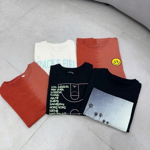  Áo phông bé trai 4 mẫu 0407514 SA(TT) 