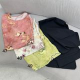  Set lụa tằm 0435028 SA G9-T2T DK 