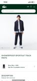  Quần dài nam LACOSTE 5 màu Linen 300262 