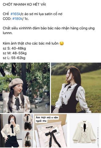  Áo sơ mi lụa cổ bèo 