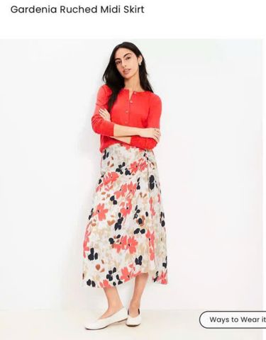  Chân váy midi LOFT 2 màu 0519513 SA (G9-T3) ĐK 