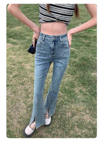  Jeans loe xẻ gấu G9-T1T DK 