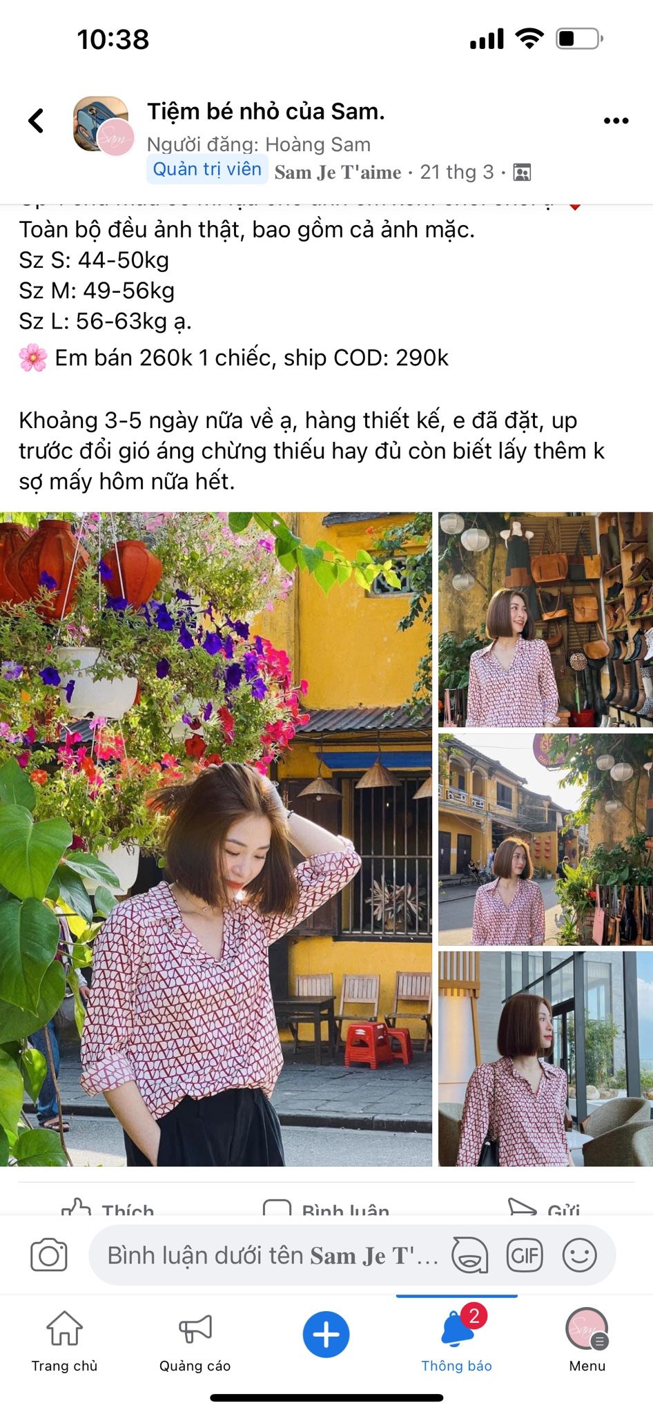  Sơ mi lụa họa tiết 