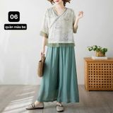  Set lụa tằm 0435028 SA G9-T2T DK 