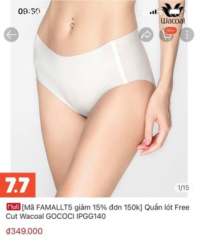  Quần GoCoCi wacoal 2000226 DL 