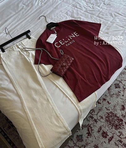  Áo Celine Đỏ M10 lì xì 0211505 