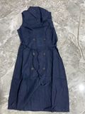  Đầm SHOJO LINEN navy 