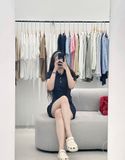  Đầm POLO xanh đen xả shock 0407514 G9T2P 