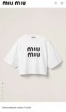  Áo phông kem MIUMIU 1750301 ( G2-T4) 