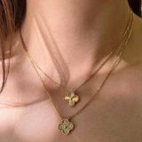  Vòng cổ VCA cỏ 4 lá mã sale 