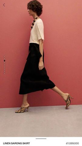  Chân váy Mango LINEN G12-T1T 0318527 ĐK 