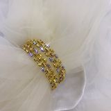 Vòng tay châu xỏ chữ X 2 màu