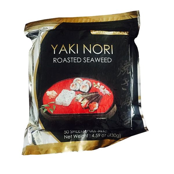 Rong biển Yaki Nori Custom Gold 130g -  50 lá