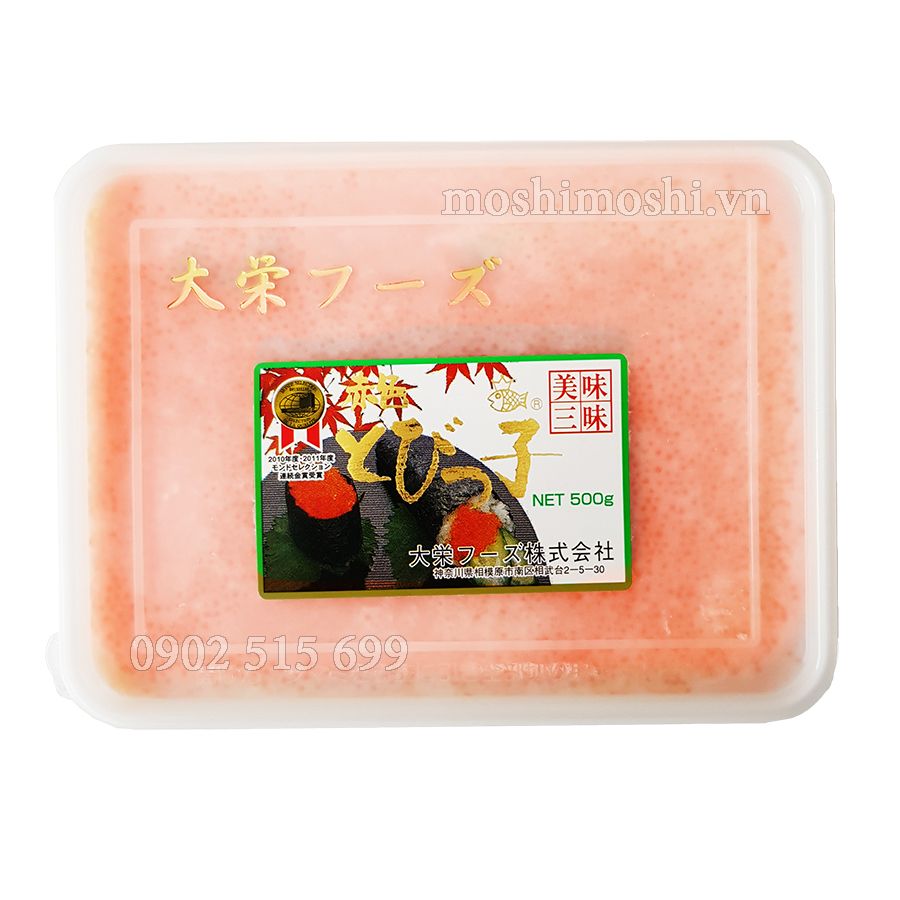 Trứng cá Chuồn Tobiko Daiei 500G (Màu cam)