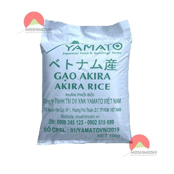 Gạo Nhật Bản Akira Rice 10kg