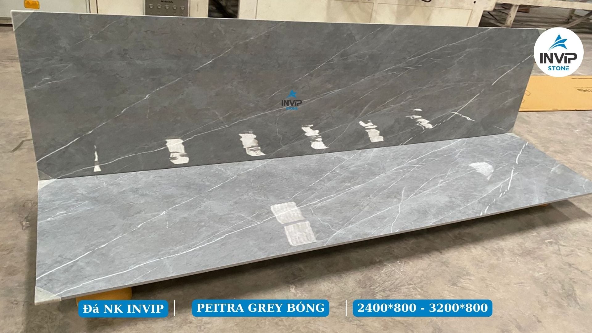 Đá nung kết PIETRA GREY( Bóng)