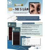  Mi Fan Sẵn, mi 5D - 0.07T - cong C/D - mi 5 Lá tự nhiên - mi fan thủ công, chân fan nhỏ, dễ bắt keo - KAIYI EYELASH 