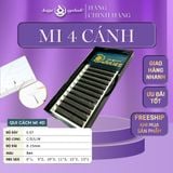  Mi Fan Sẵn, mi 4D - 0.07T - cong C/D - mi 4 Lá tự nhiên - mi fan thủ công, chân fan nhỏ, dễ bắt keo - KAIYI EYELASH 