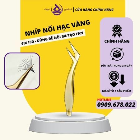  NHÍP NỐI MI HẠC VÀNG 