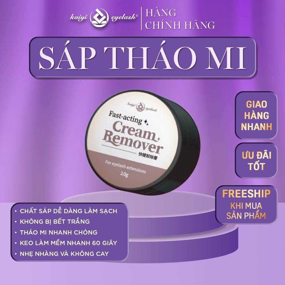  Sáp tháo mi Không cay - Tháo gỡ mi nhanh trong 1 phút 10G 