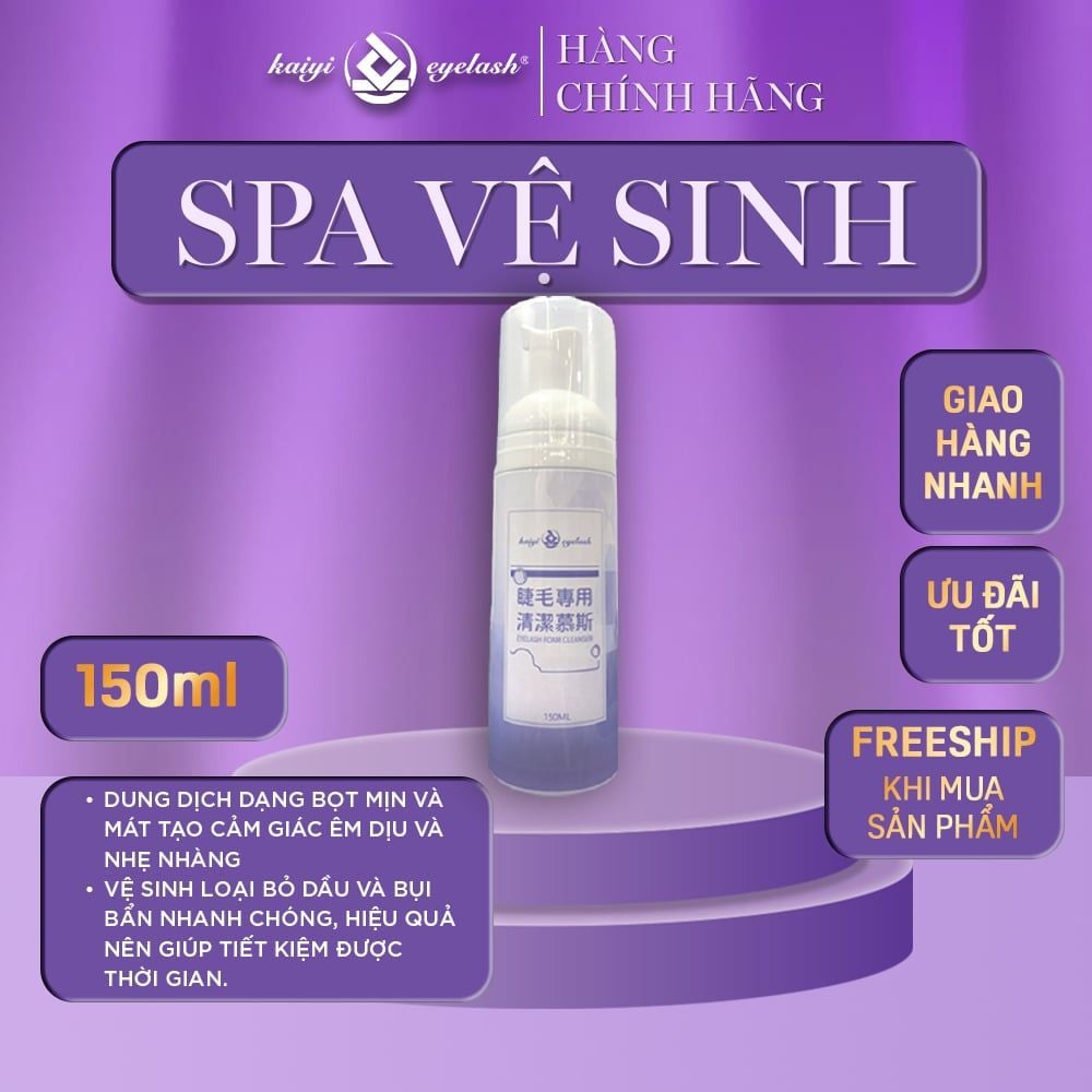  Bọt vệ sinh mi - Dung dịch giúp làm sạch mi 150ml 