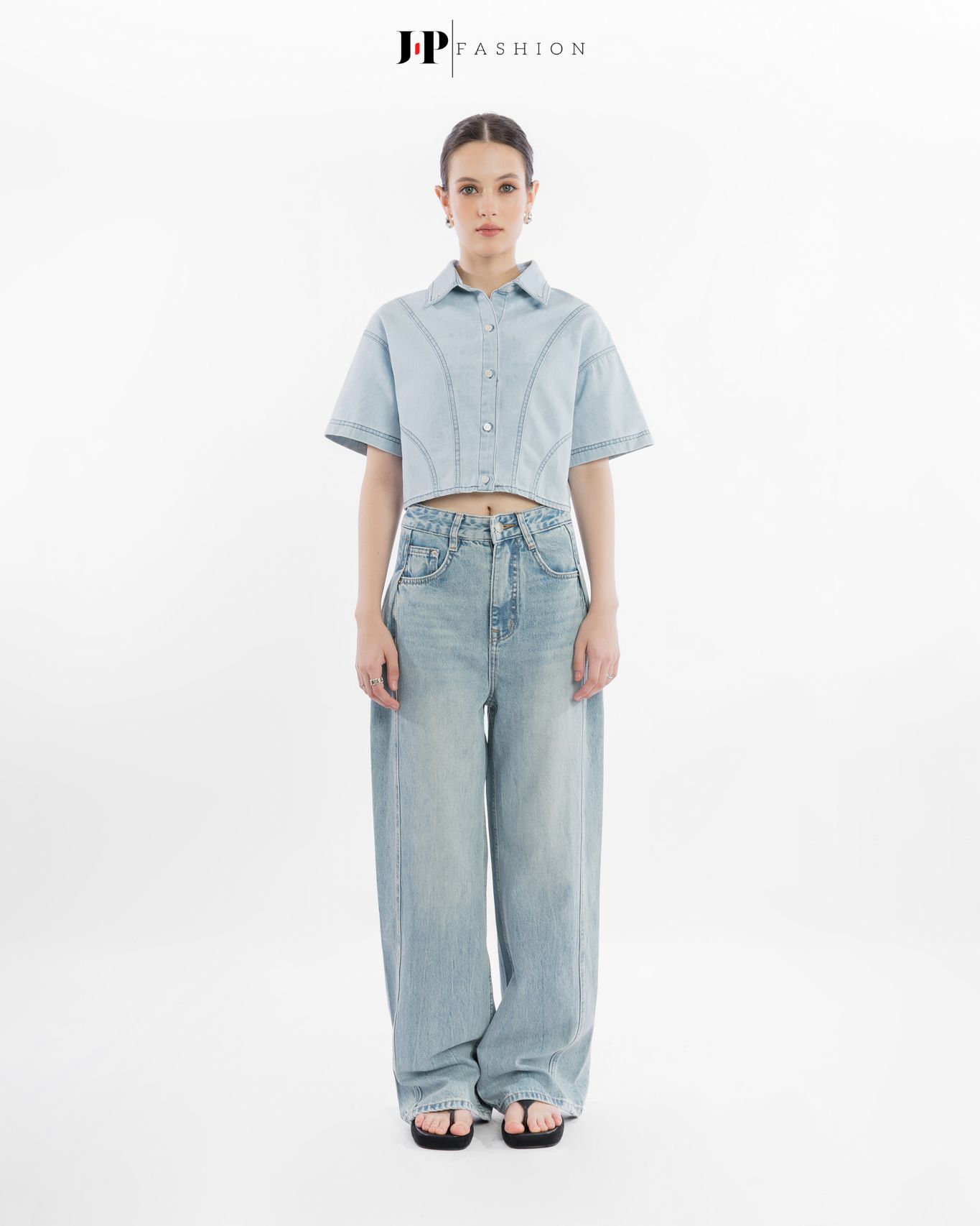 Sơ Mi Croptop Jean 10610079