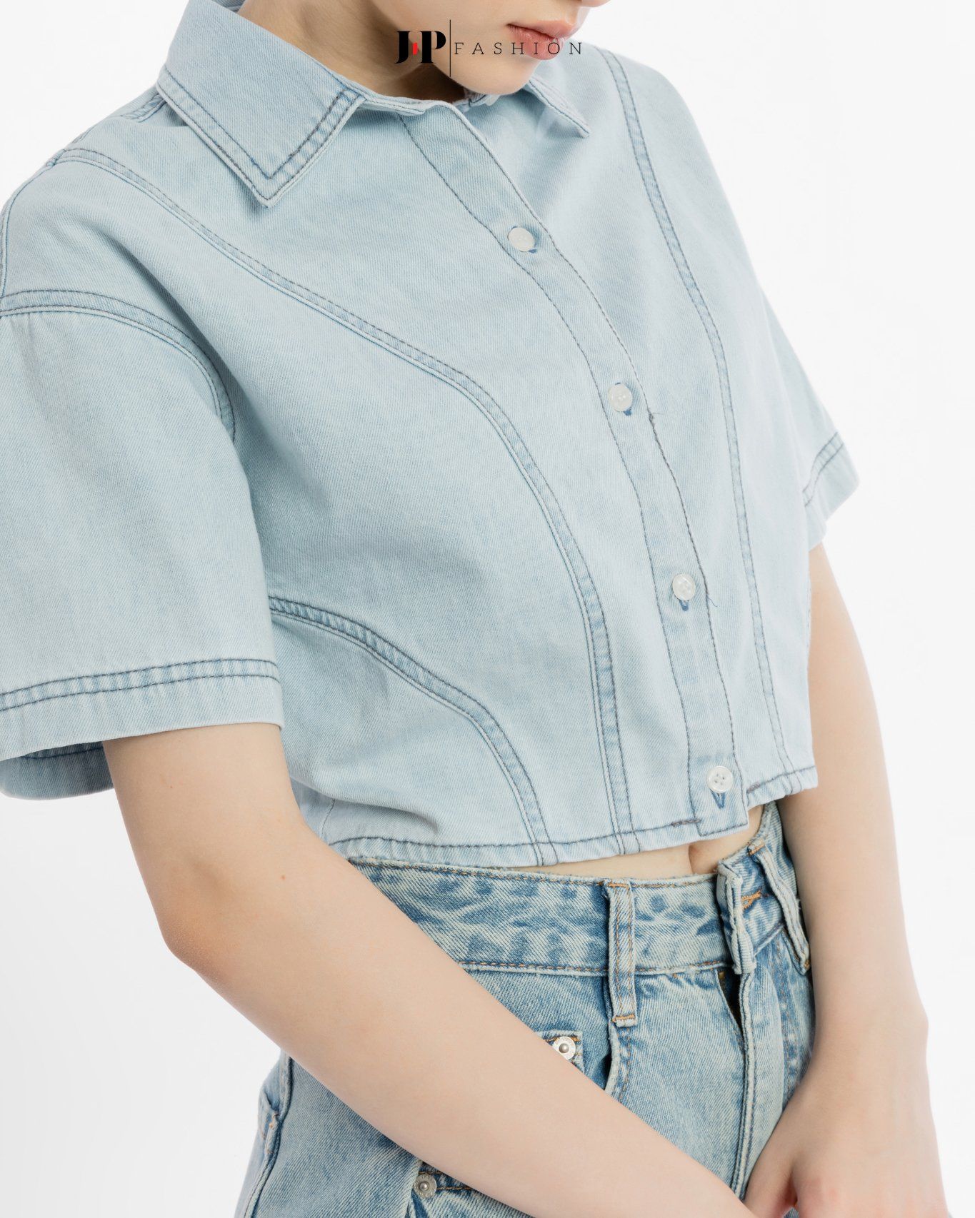Sơ Mi Croptop Jean 10610079
